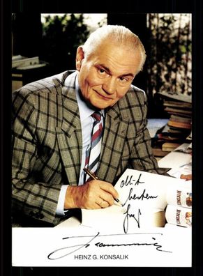 Heinz G. Konsalik 1921-1999 Schriftsteller Original Signiert # BC 191978