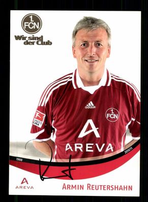 Armin Reutershahn Autogrammkarte 1 FC Nürnberg 2010-11 1. Karte Original Signiert