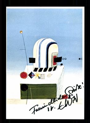 Ernst Wild 1924-1985 Maler Kunstpostkarte Original Signiert # BC 191967