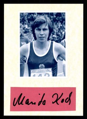 Marita Koch Olympiasiegerin 1980 400 Meter Leichtathletik Orig. Sign. + G 37253