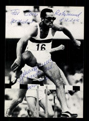 Gerhard Hennige Autogrammkarte Original Signiert Leichtathletik + A 224345