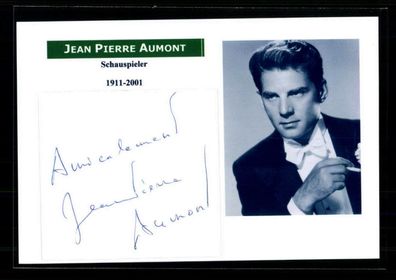 Jean Pierre Aumont (1911-2001) Original Signiert + F 11567