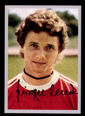 Jürgen Marek Autogrammkarte Bayern München Spieler 70er Jahre Original Sign