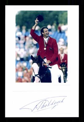 Franke Sloothaak Olympiasieger 1988 Original Signiert Springreitern + A 224465