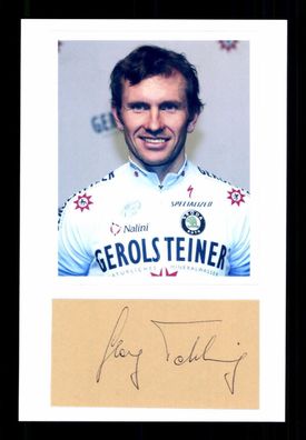 Georg Totschnig Radfahrer Original Signiert + A224472