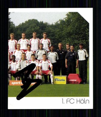 Alexander Bade 1. FC Köln 2003-04 Panini Sammelbild Original Signiert + A 224533