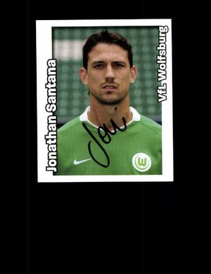 Jonathan Santana VfL Wolfsburg Sammelbild 2008-09 Original Signiert + A 224522