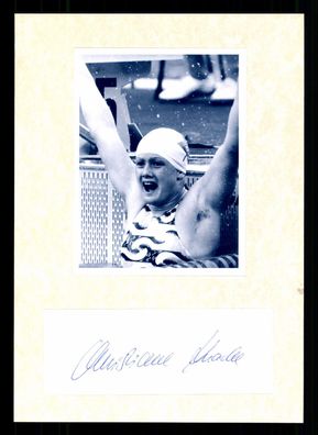 Christiane Knacke 3. Olympia 1980 Schwimmen Original Signiert + G 37386