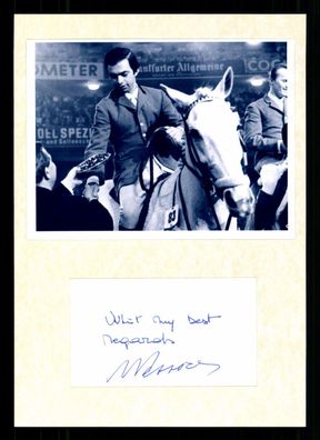 Nelson Pessoa Europameister 1966 Springreiten Original Signiert + G 37389