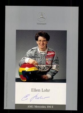 Ellen Lohr Autogrammkarte Original Signiert Motorsport + A 224595