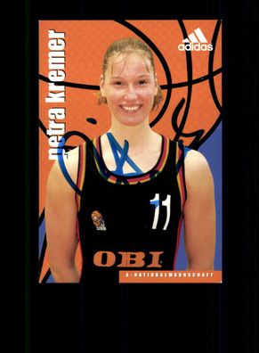 Petra Kremer Basketball Nationalmannschaft Original Signiert + A 224729