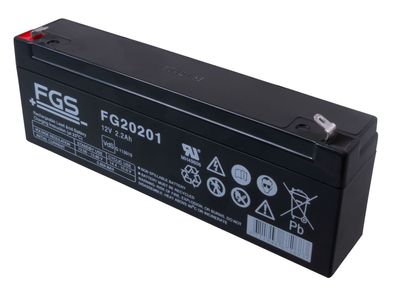 FGS FG20201/ FG20231 Bleiakku 12,0 Volt 2,2 Ah mit 4,8mm Steckanschlüssen