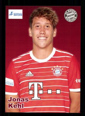 Jonas Kehl Autogrammkarte Bayern München Amateure 2022-23