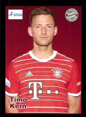 Timo Kern Autogrammkarte Bayern München Amateure 2022-23