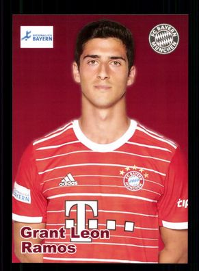 Grant Leon Ramos Autogrammkarte Bayern München Amateure 2022-23