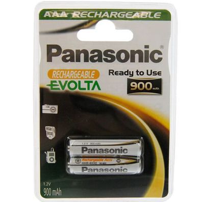 Panasonic Evolta P03/2BC900 Micro (AAA) Akku 1,2Volt 900mAh im 2er Pack