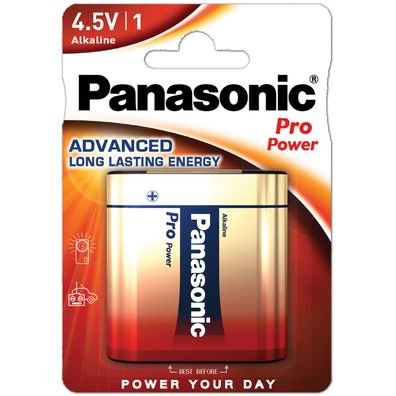 Panasonic Pro Power 3LR12PPG Flachbatterie 4,5Volt AlMn