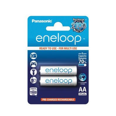 Panasonic Eneloop Mignon (AA) 1,2Volt 1.900mAh im 2er Blister