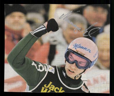 Michael Neumayer 2. Olympia 2010 Skispringen Original Signiert + G 37255