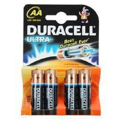 Mignon Duracell MN1500 Ultra Power LR06 Batterien - 4er Blister