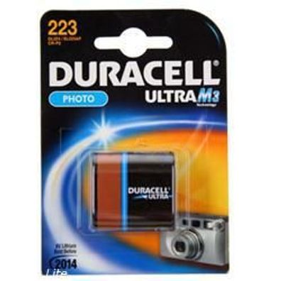 Duracell 223 Duracell Ultra Photo, 6 Volt - Lithium