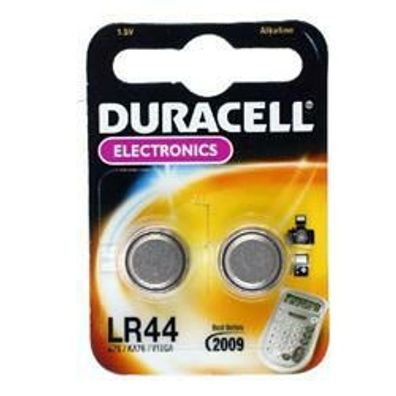 2 Stück Duracell LR44 Knopfzelle mit 1,5 Volt