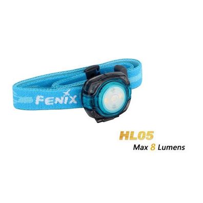 Fenix HL 05 LED Kopfleuchte Modell 2016 Baby Blue