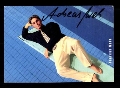 Andreas Wels Autogrammkarte Original Signiert Wasserspringen + A 224410