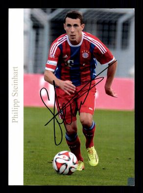 Philipp Steinhart Autogrammkarte Bayern München II 2014-15 Original Signiert