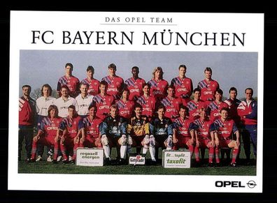 FC Bayern München Mannschaftskarte 1993-94