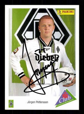 Jörg Petersson Autogrammkarte Borussia Mönchengladbach 1996-97 Orig Si+ A 224451