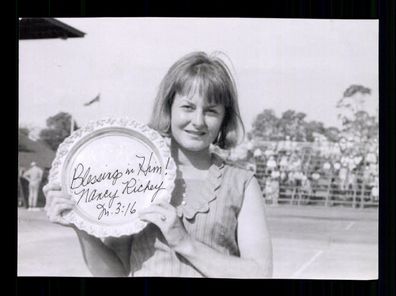 Nancy Richey Wimbledon Siegerin 1966 Tennis Original Signiert + A224478