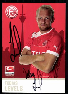 Tobias Levels Autogrammkarte Fortuna Düsseldorf 2012-13 Original Sign + A 224534