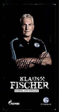 Klaus Fischer Autogrammkarte FC Schalke 04 2015-16 Original Signiert + G 37376