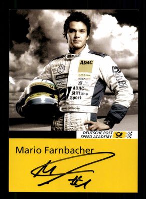 Mario Farnbacher Autogrammkarte Original Signiert Motorsport + A 224549