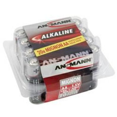 Ansmann RED Alkaline Mignon Batterien in der 20er Box
