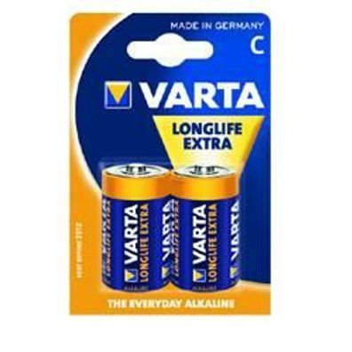 Varta Baby 4114 Longlife Extra Batterie (C) - 2er Blister 1,5Volt 3500mAh
