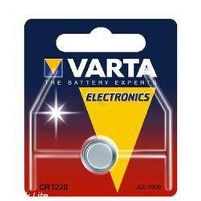 VARTA CR1220 Lithium Knopfzelle 3,0Volt 35mAh