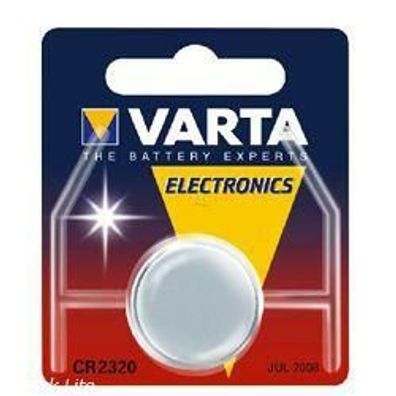 Varta CR2320 Knopfzelle Batterie 3 Volt 130mAh