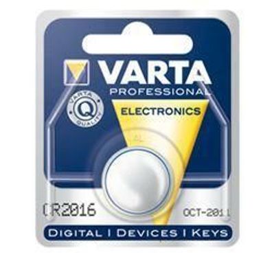 VARTA Lithium-Knopfzelle CR2016 3,0Volt 75mAh