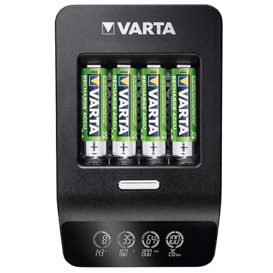 Varta LCD Ultra Fast Charger für Mignon (AA), Micro (AAA)