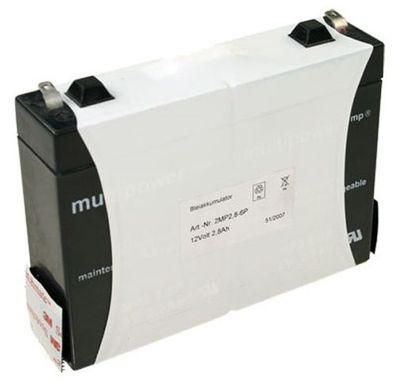 Multipower MP12-2.8 inkl Klettverschluss 12,0Volt 2800mAh