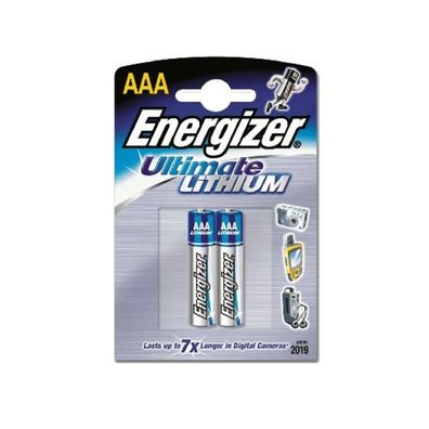 Energizer L92 1,5V Lithium Fotobatterie AAA Micro 2-er Blister
