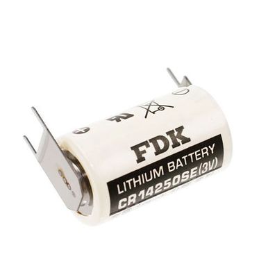 SANYO/ FDK CR14250SE Laser Lithium Batterie 3,0Volt mit 3er Print