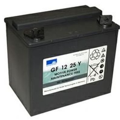 ExideBleiakku Dryfit GF12025YG 12,0Volt 25Ah mit M6-Schraubanschlüssen (Zyklentyp)