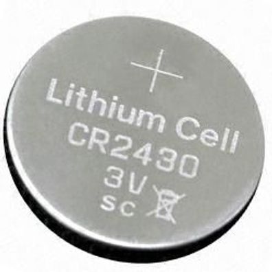 CR2430 Lithium Knopfzelle 3 Volt 285mAh