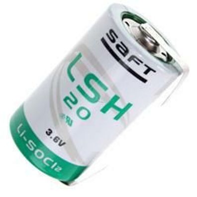 Saft Mono Batterie LSH20 Mono (3,6V) mit Lötfahne in U-Form