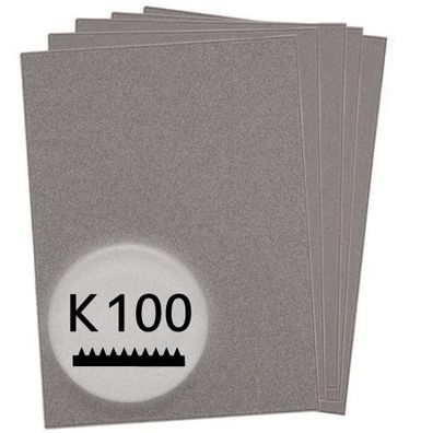 K100 Schleifpapier in 10 Bögen, 230x280mm - für Holz und Lack, Finishing