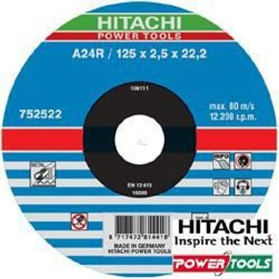 HiKoki Trennscheibe A24R 180 x 3 x 22,2 mm für Metall (25Stk.)