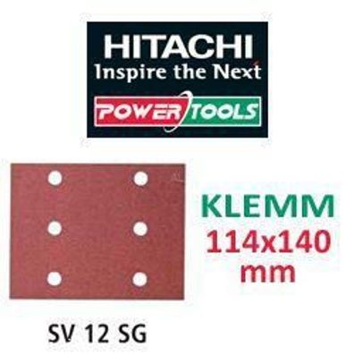 HiKoki Schleifpapier SP f. Klemm Schwingschleifer 114x140 K150